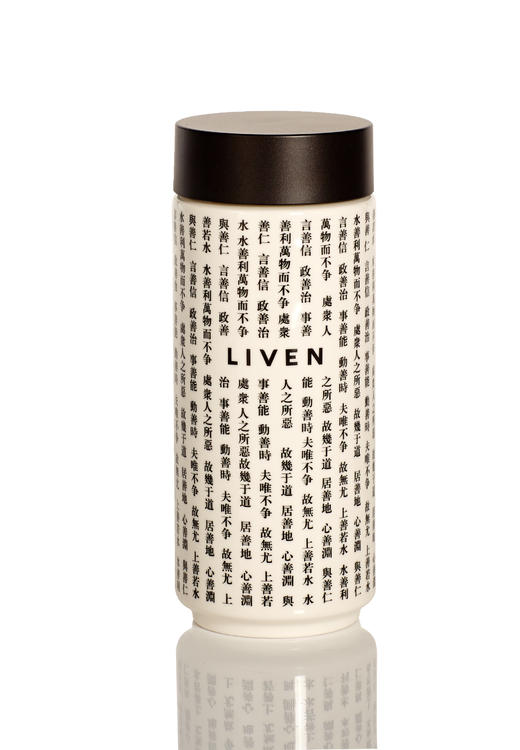 Mash up祥纹系列 LIVEN水德随身杯 350ml双层（木纹盖） 商品图0