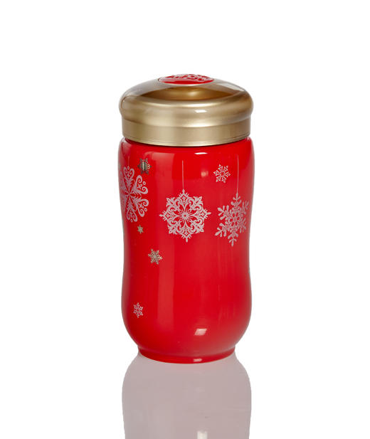 【圣诞推荐】幸福随身杯雪花款360ml单层 商品图1