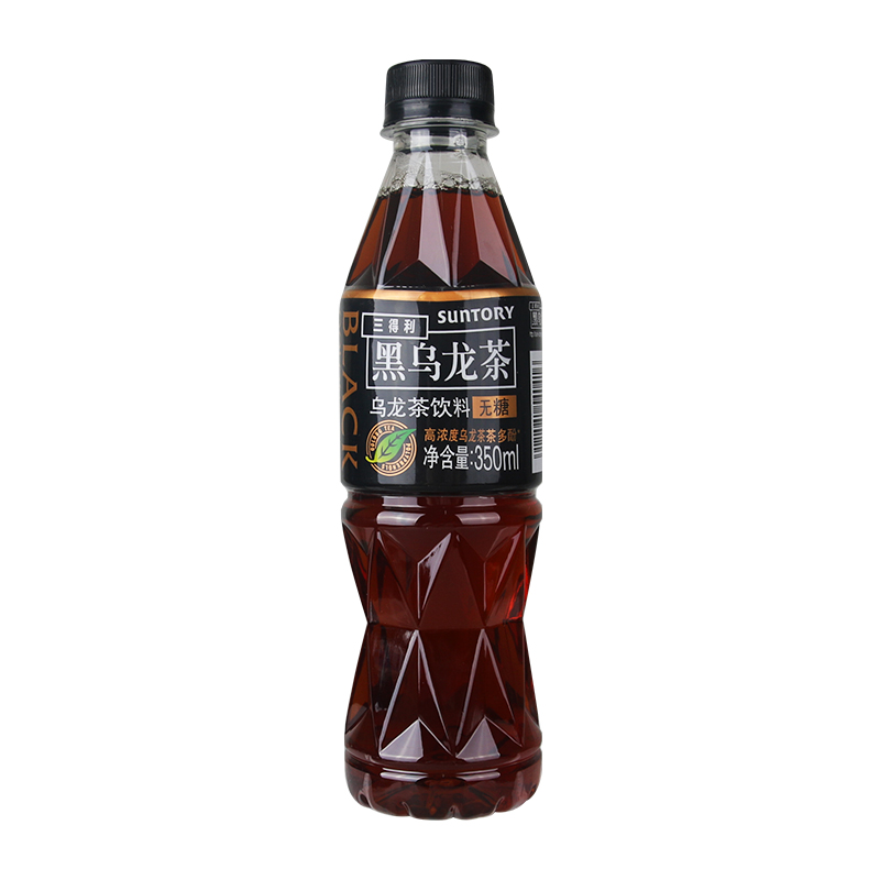 三得利黑乌龙茶350ml*24瓶 无糖茶饮料