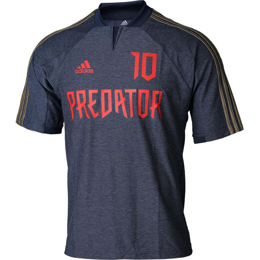 小李子:专柜正品adidas阿迪达斯猎鹰齐达内配色球衣足球服dz7311