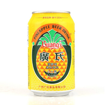 小罐广氏菠萝啤酒330ml*24罐