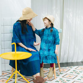 童装Q056朵/蓝次方/连衣裙开衫