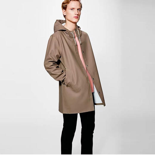 stutterheim雨衣 瑞典 原创设计师品牌 浅褐色s码