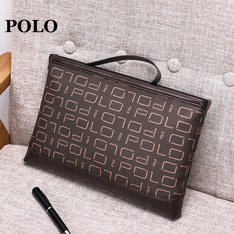 polo潮流手拿包男新款时尚商务耐磨手抓包手挽信封包商务包 031511