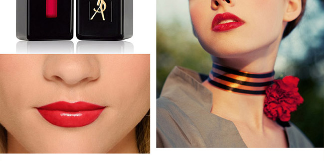 法国ysl圣罗兰奢华缎面方管镜光唇釉 406# 5.5ml