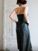 AtelierMissLu / Kelcey-墨绿仿皮抹胸连体阔腿裤 商品缩略图4