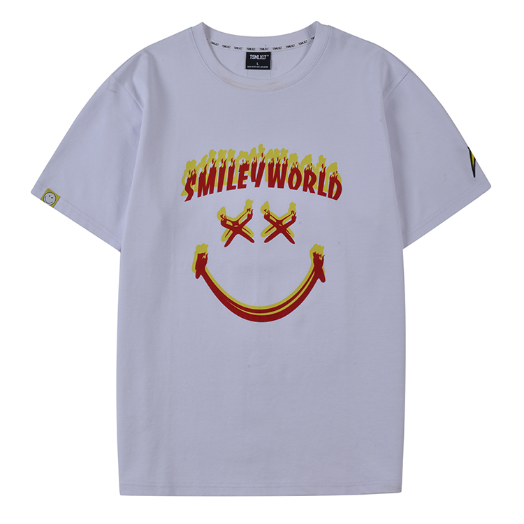 smiley自然景观成人圆领t恤# 5系【119131404】