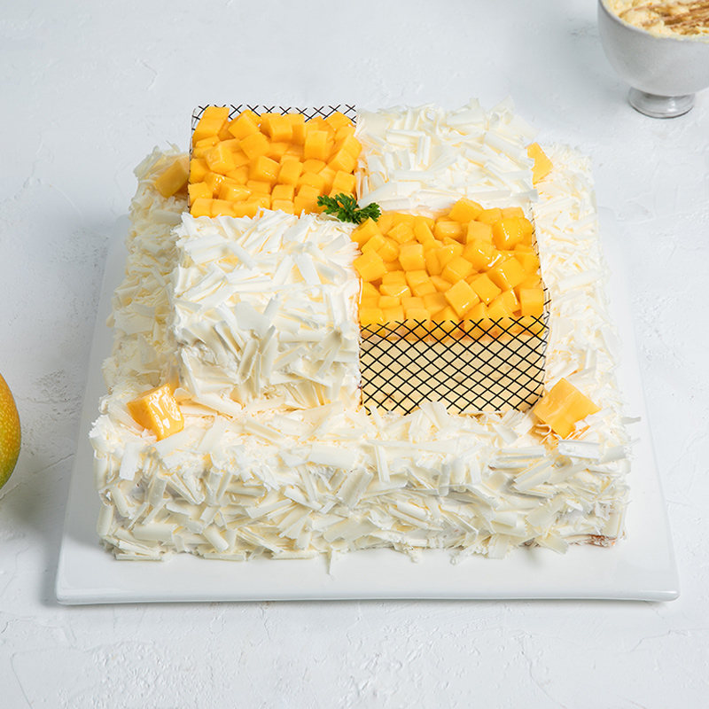 双层6磅榴芒双拼 蛋糕 (南宁)