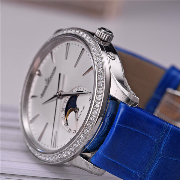 积家jaeger-lecoultre 大师系列超薄月相女士自动机械腕表 q1258401