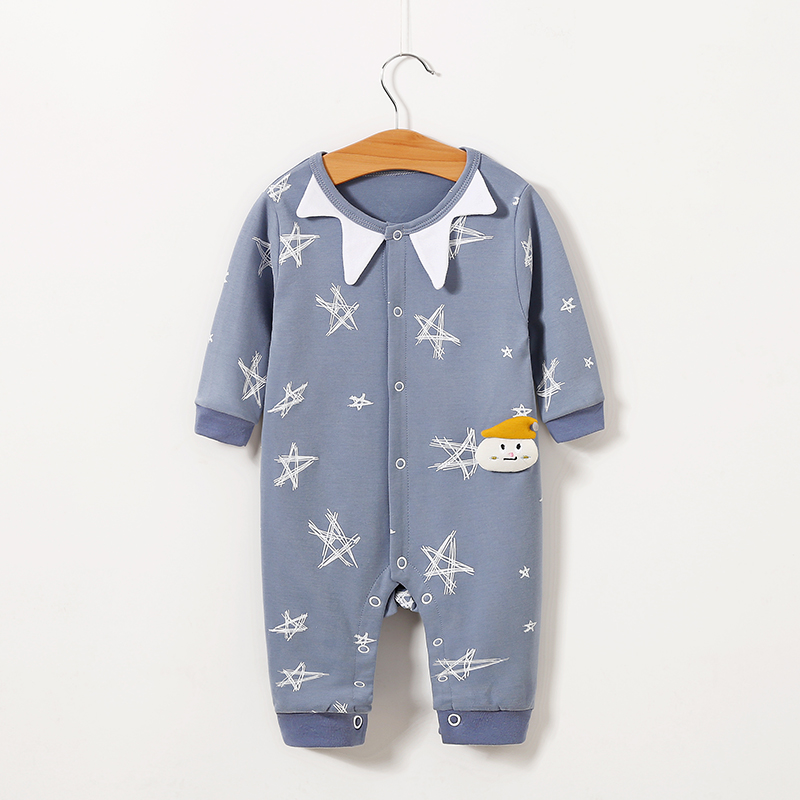 依尔婴婴儿春秋连体宝宝衣服新生儿春秋装lty575