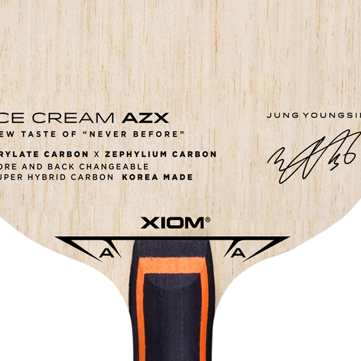 骄猛xiom 冰激凌 ice cream azx 两面异质乒乓底板 郑荣植使用 天使与