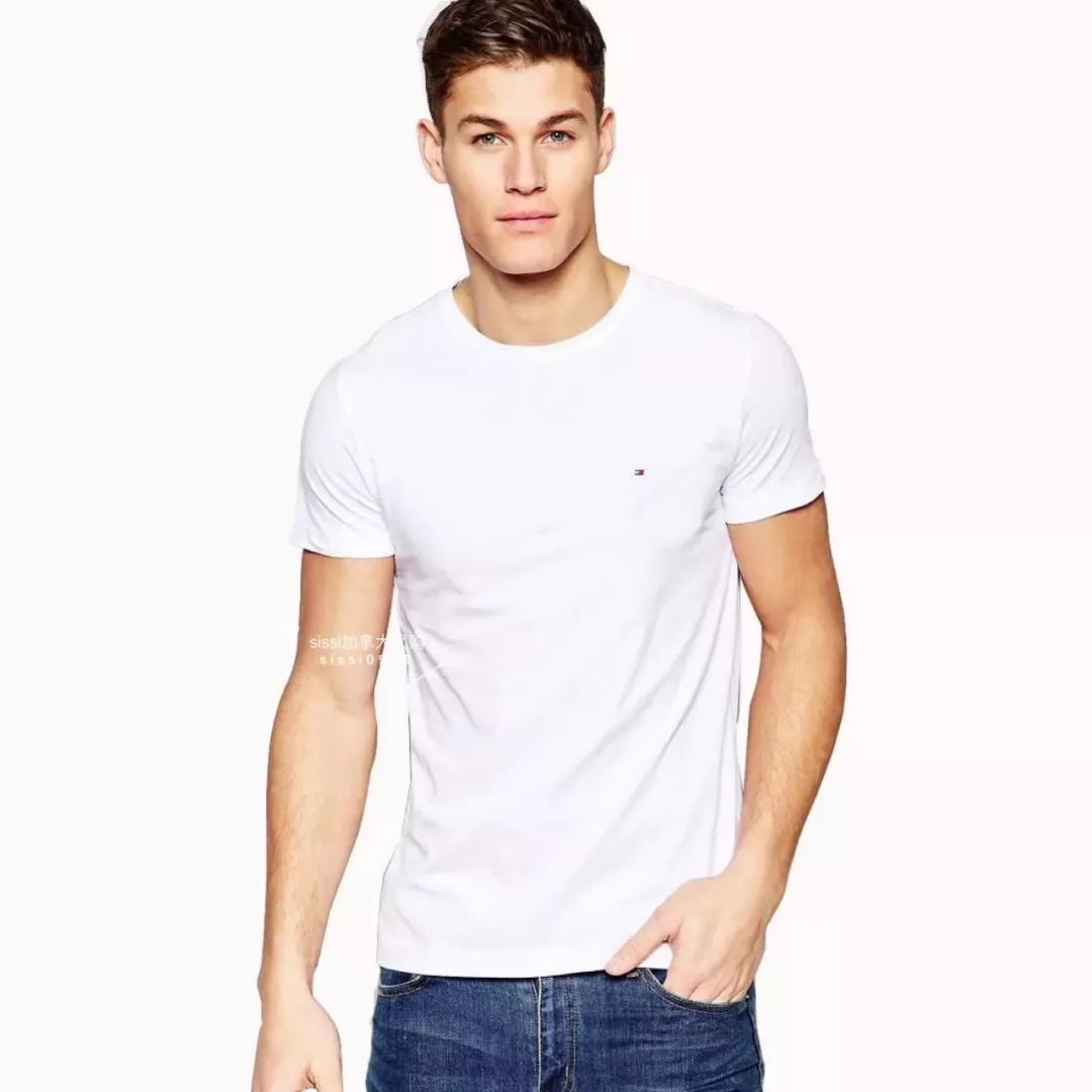 【41205】(小奇亲理)第二批tomy!无脑入!基础款男士夏季纯色t恤短袖