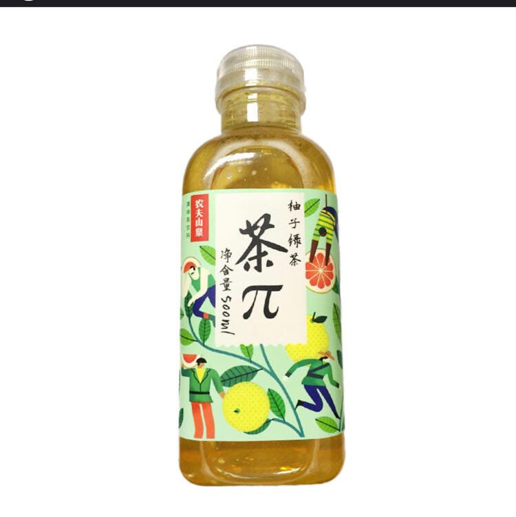 茶兀柚子綠茶500毫升*15瓶/箱(19年3月)