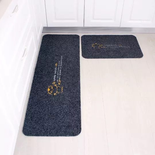 居家优品 防水防滑の地垫精选优质涤纶材质专为中式厨房设计