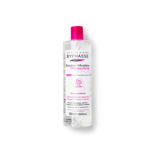 【门店直发】BYPHASSE蓓昂斯卸妆水500ml 商品图0