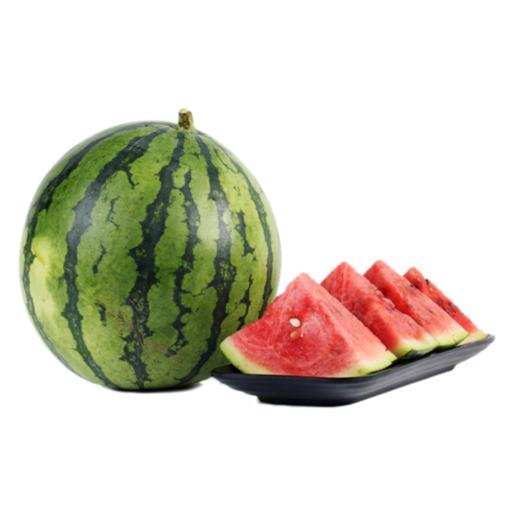 清爽可口圆西瓜每个约12斤 免费送货上门 1小时到家(量不足 不新鲜可