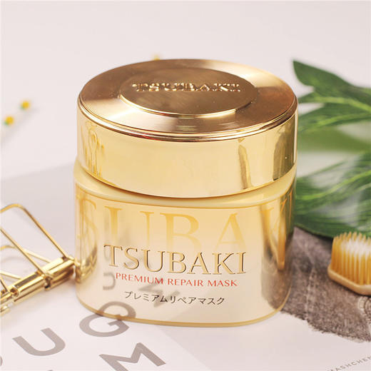 【门店直发】日本资生堂TSUBAKI丝蓓绮0秒高渗透发膜金耀沙龙级瞬护暖芯180g 商品图5
