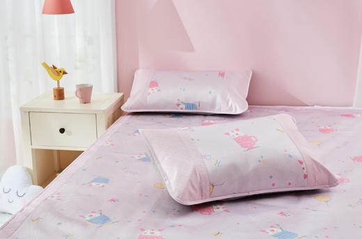 KGW025爱美的小猪抗菌防螨印花冰丝席 商品图2