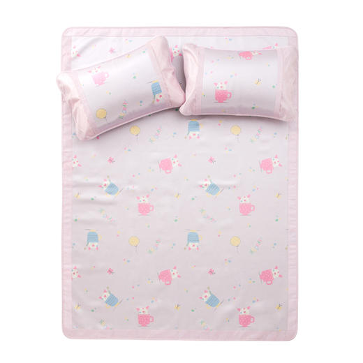 KGW025爱美的小猪抗菌防螨印花冰丝席 商品图1