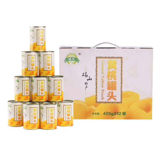 正宗砀山黄桃罐头 商品图3