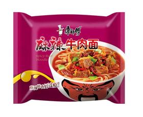 康师傅麻辣牛肉面102克/袋24袋/箱