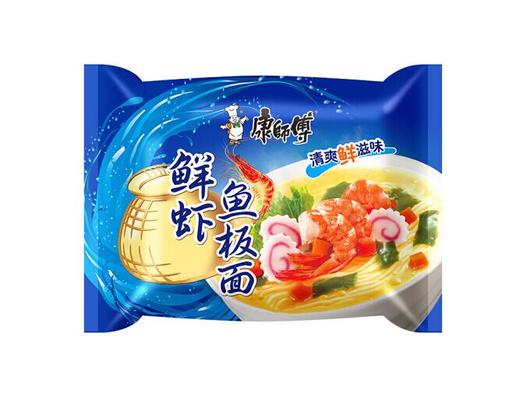 康师傅鲜虾鱼板面98克/袋24袋/箱 商品图0