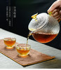 雅集锤纹玻璃茶壶过滤泡茶壶家用耐高温蒸茶壶耐热花茶壶红茶茶具 商品缩略图1