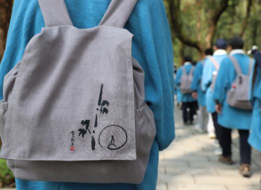 棉麻双肩包 商品图0