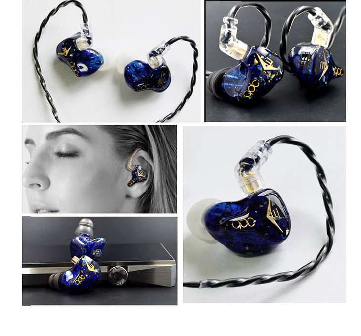 qdc 变色龙 anole v3三单元动铁耳机音乐入耳式hifi定制舞台耳返 公模