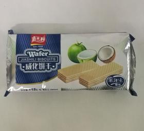 嘉士利椰味威化饼115克/袋24袋/箱