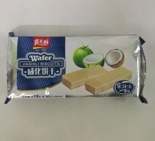 嘉士利椰味威化饼115克/袋24袋/箱 商品图0