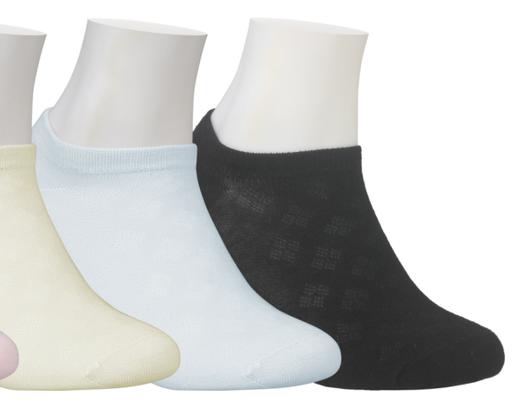 竹纤维素色低筒薄竹女袜2699 商品图0