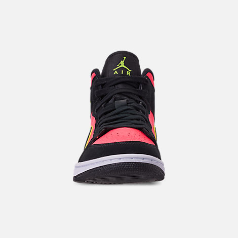 aj jordan 飞人乔丹 1 mid se casual 女鞋 粉拼黑 特价