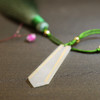 和田玉（青玉）流苏书签--隽永/清幽 商品缩略图2