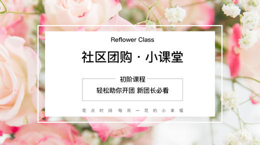 【社区团购】新手团长小课堂 商品图0