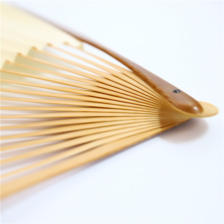 9.5寸水磨玉竹苏工折扇水滴头圆头宝瓶头型折扇配苏工扇面