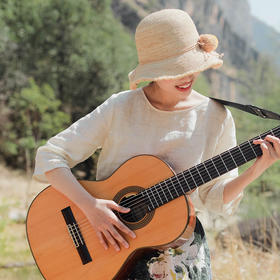 绽放D371朵/芳荫/大檐草女帽