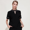 EITIE爱特爱春夏季女装时尚OL简约小上衣圆领T恤衫5913617 商品缩略图1