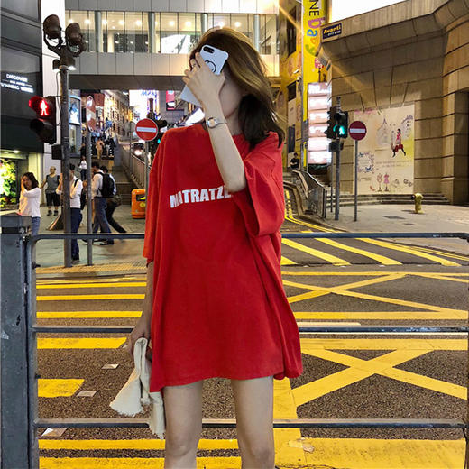 LW19韩版新款ins长款上衣，夏装超火cec潮 商品图0