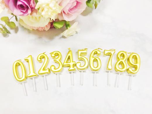 金色数字蜡烛1支（高级款） 商品图2