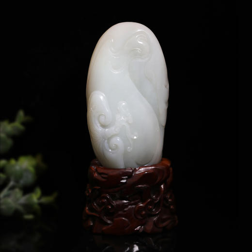 和田玉（白玉）独籽摆件--绝代双骄 商品图3
