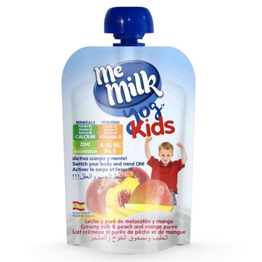 Me Milk儿童果泥酸酸乳-黄桃芒果 橙子香蕉 100g/袋 4袋装 商品图0