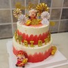 金色祝寿蛋糕 送老人家过寿必备送给长辈一定要喜庆啊（长辈款）（蛋糕需提前6小时下单，不接急单）【页面往下拉，有尺寸和口味选择】 商品缩略图0