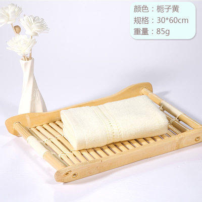 TY竹纤维草木染竹棉中巾7077 商品图0