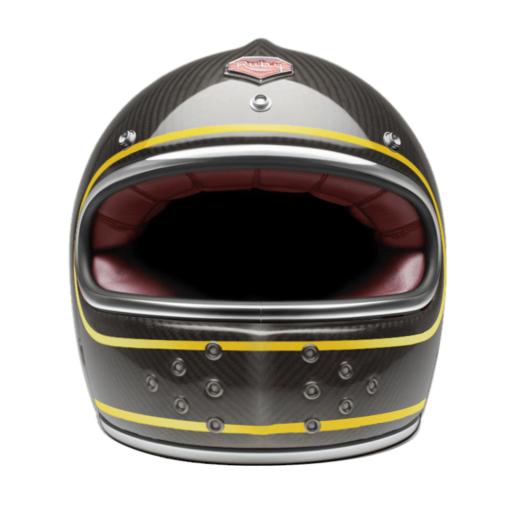 ruby 高级定制小羊皮复古摩托车全盔头盔