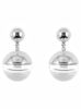 订购7周到｜Lajewel-Half orb-耳环（银色）［泰国设计师］ 商品缩略图1