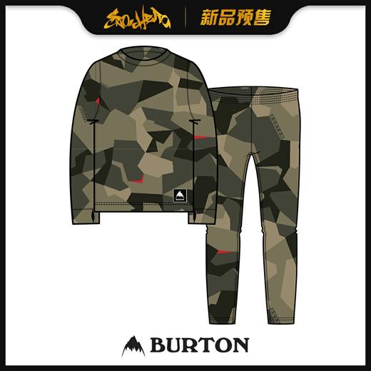 BURTON 1920 KIDS FLC SET THREE CROWNS CAMO S 商品图0
