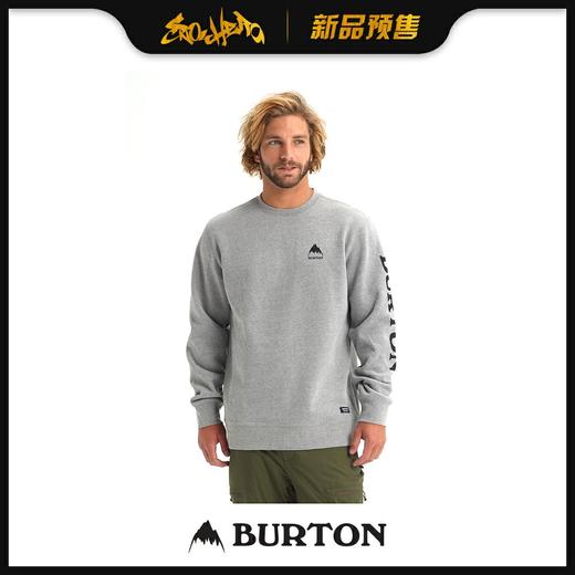 BURTON 1920 MNS M ELITE CREW GRAY HEATHER M 商品图0
