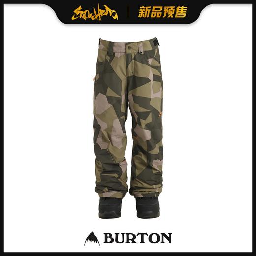 BURTON 1920 BOYS BARNSTORM PANT THREE CROWNS CAMO M 商品图0