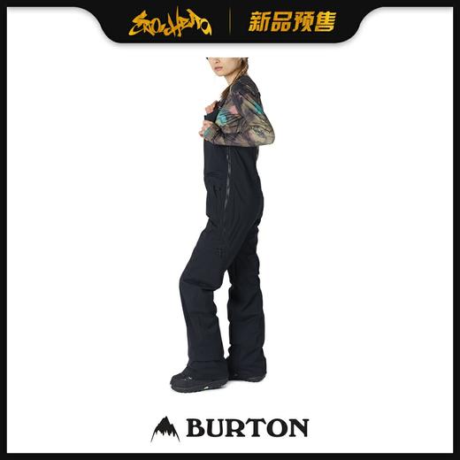 BURTON 1920 WMS AK GORE KM 3L BIB TRUE BLACK M 商品图0